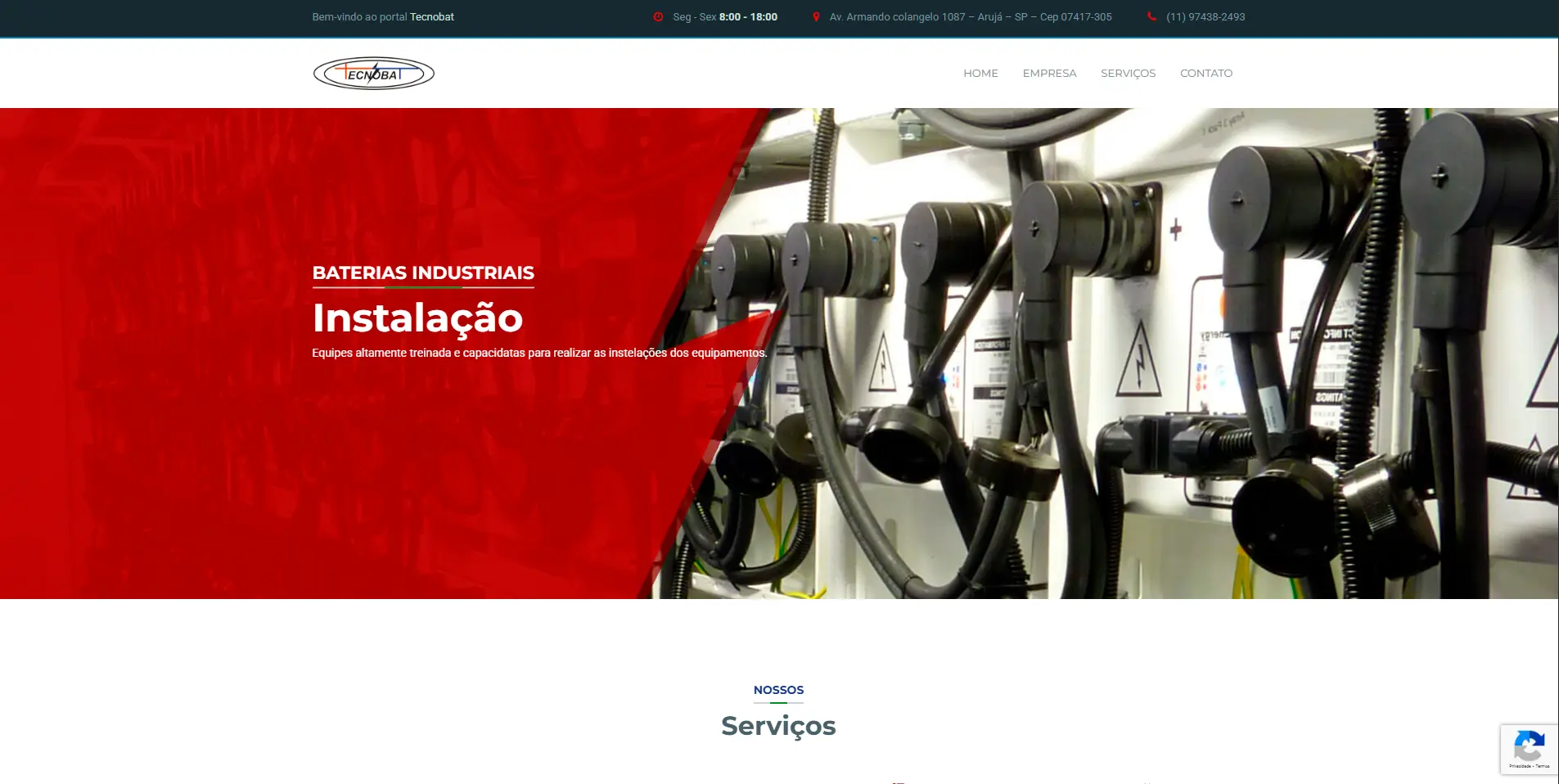 Tecnobat Instalacao e Manutencao de Baterias Industrias